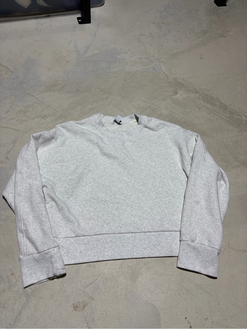Athleta Light Gray Crewneck Sweatshirt large